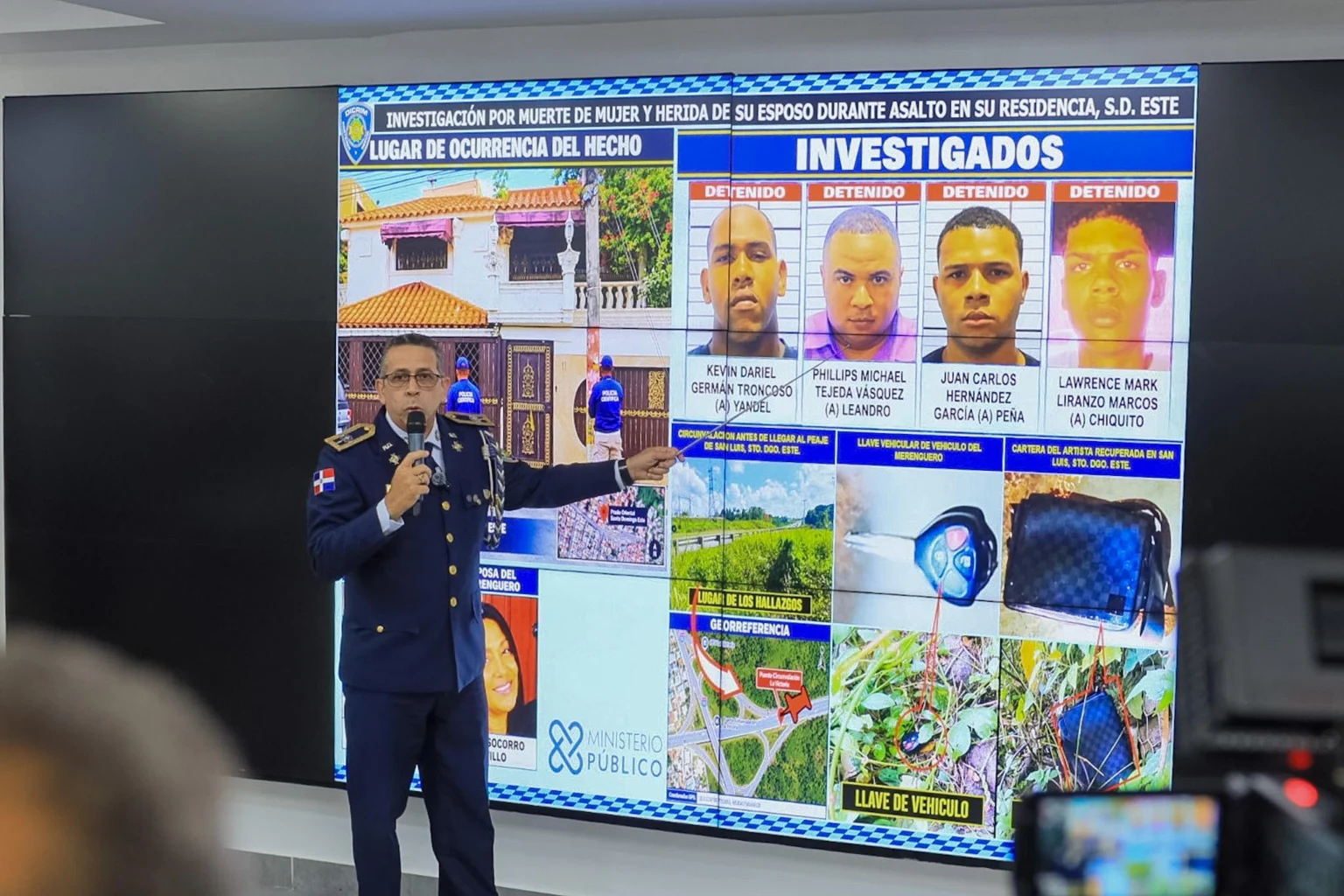 Según las investigaciones de Policía Nacional Phillips Tejeda chofer de Julián planificó el ataque